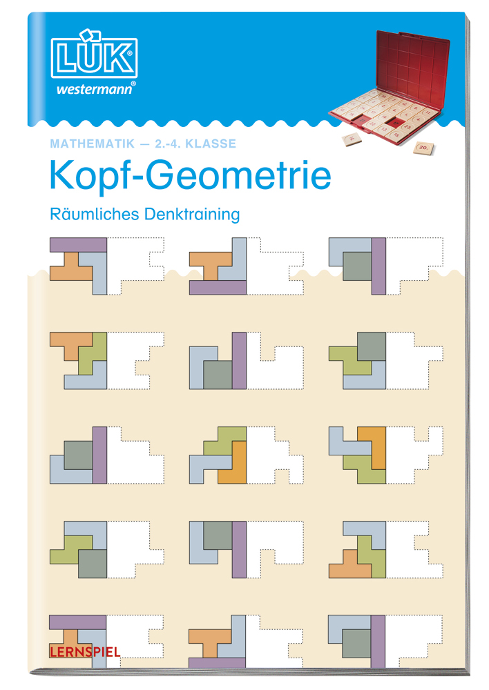 TimeTEX LÜK Mathematik 2.-4. Klasse "Kopf-Geometrie Räumliches Denktraining"