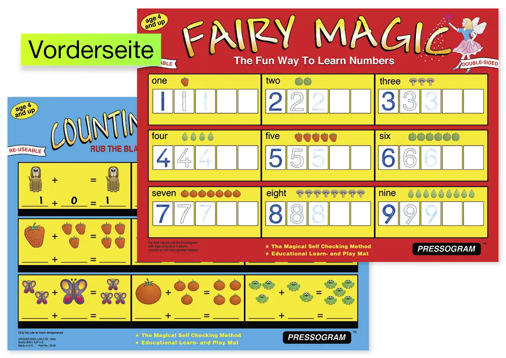 TimeTEX Zaubertafel "Mathematik" Englisch Rechen-Zauber