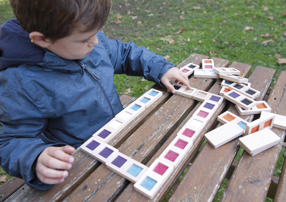 Tast-Domino "Textur", 29-tlg. Tast-Domino "Textur", 29-tlg.