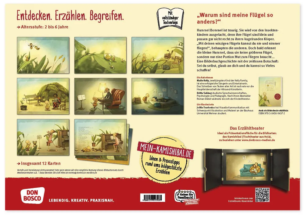 Bildergeschichten-Karten "Die kleine Hummel Bommel", 12-tlg.
