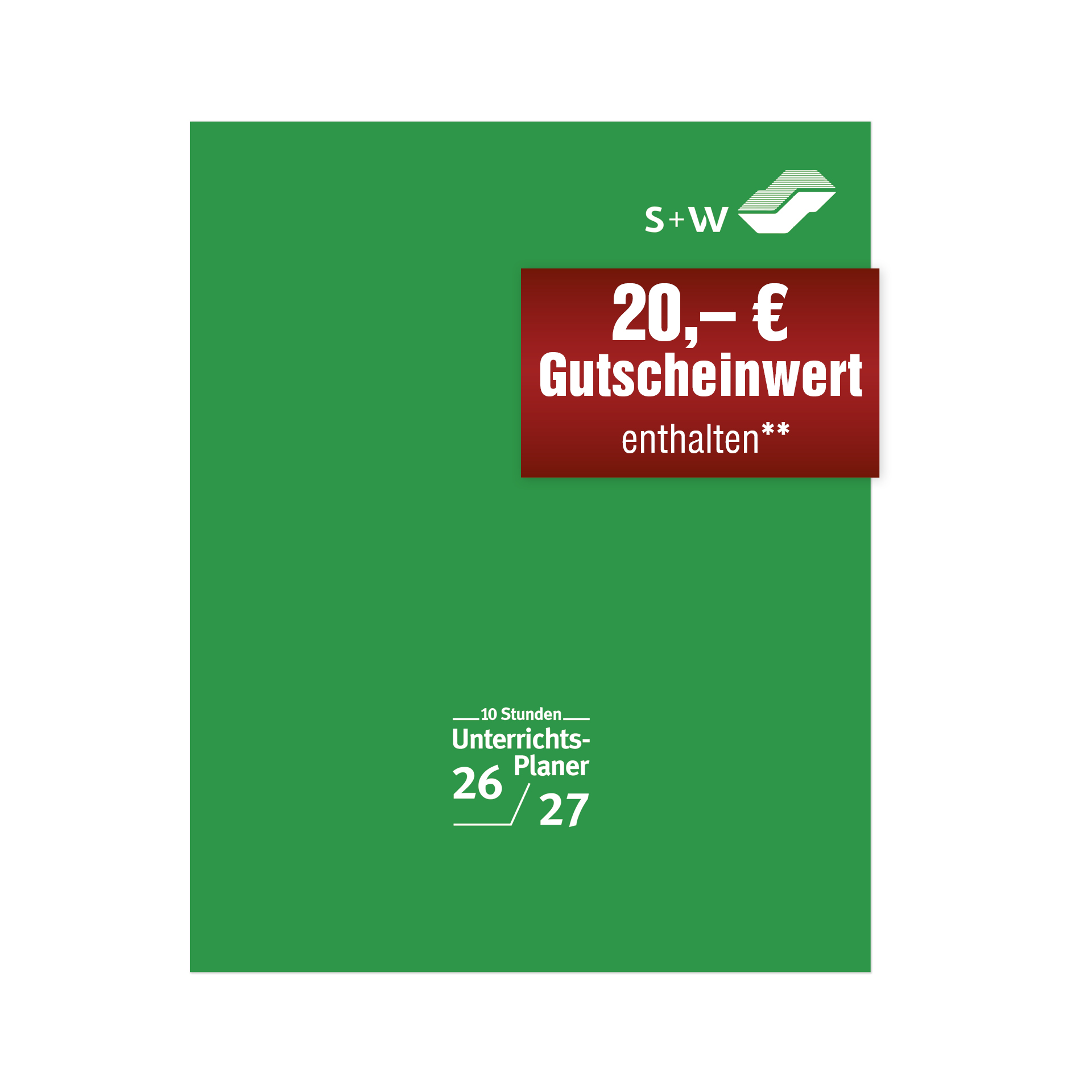 s+w Unterrichts-Planer A5++ 26/27