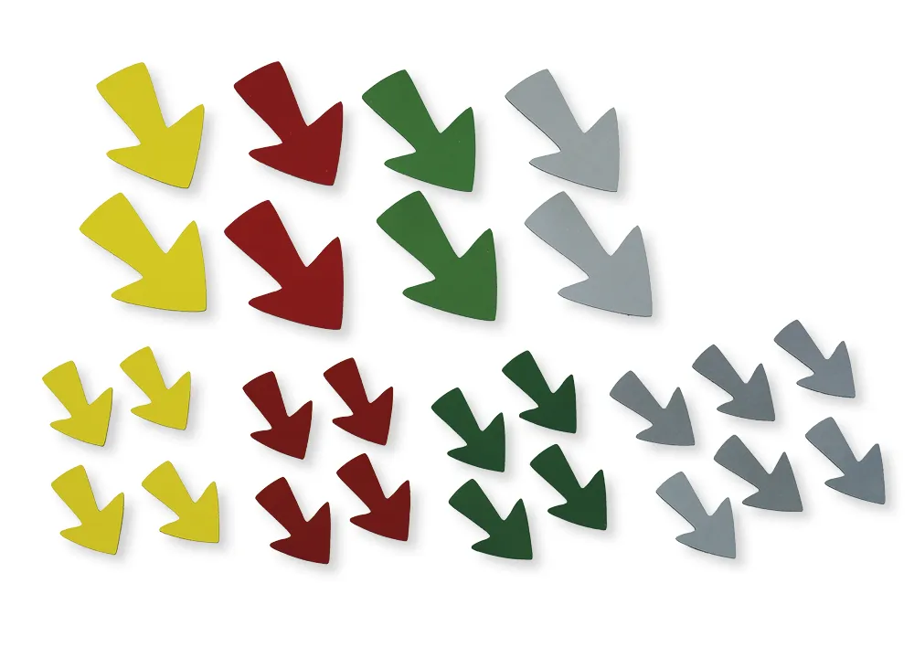 TimeTEX Zeitstrahl "Flexaform" blanko, magnetisch, 64-tlg.