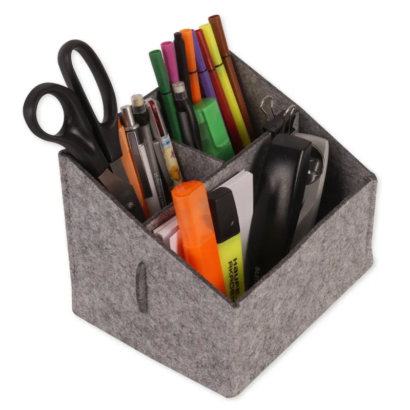 Tisch-Organizer "Filzi II" aus Filz, grau