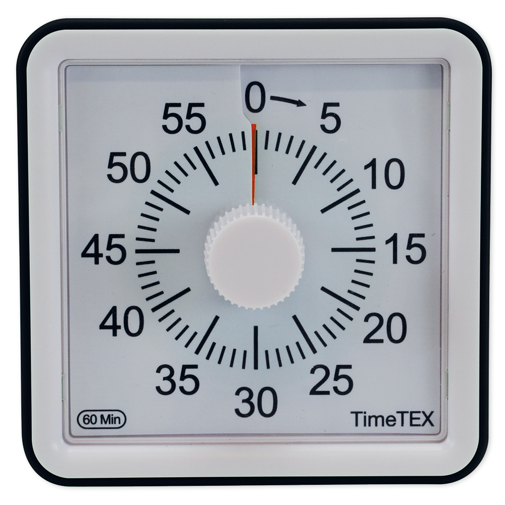 Chronomètre TimeTEX silencieux et compact avec code couleur
