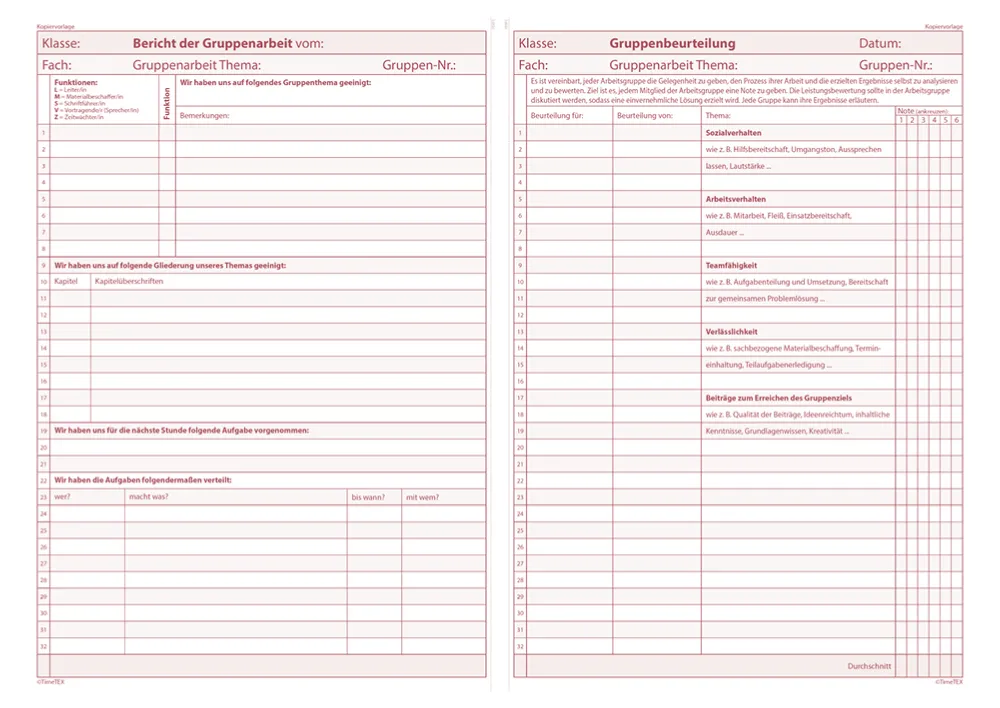 TimeTEX Heft Schul-Notizen A5