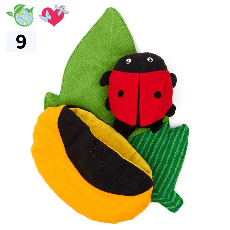 Wendepuppe "Lebenszyklus Marienkäfer", 4-tlg