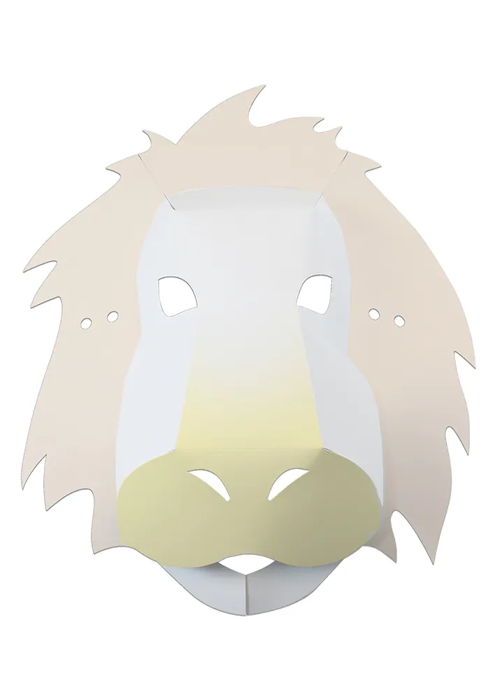 Tiermasken aus Papier, 30 Stück