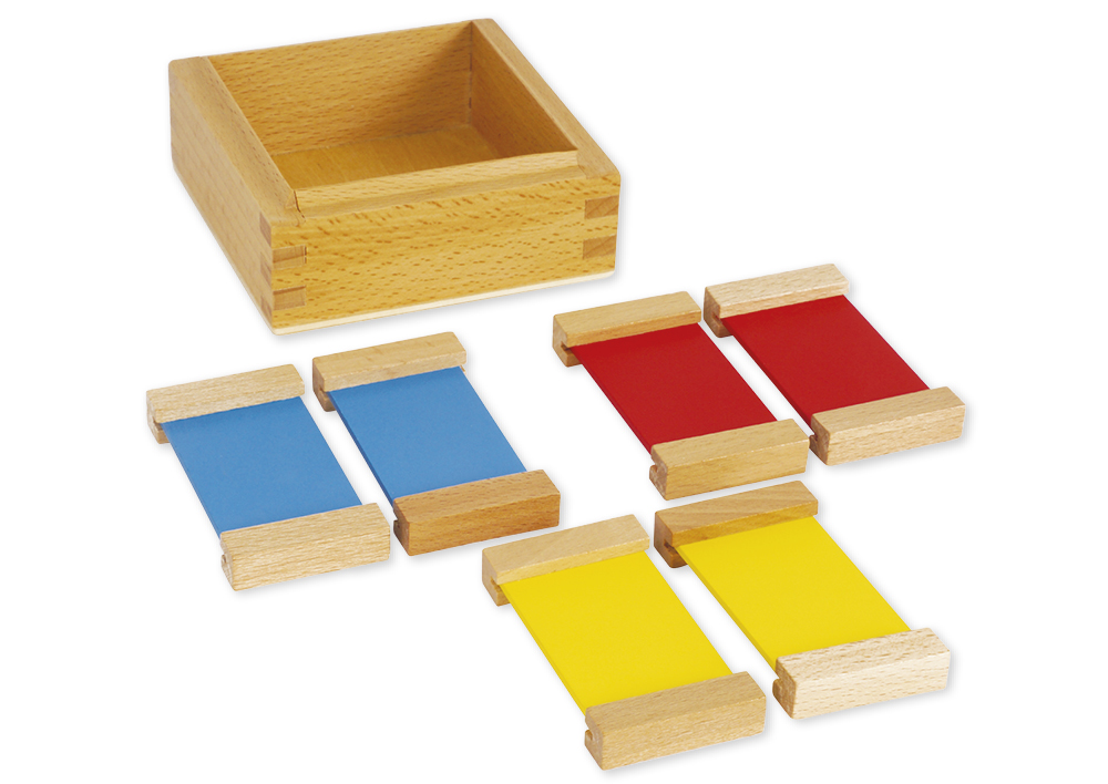 TimeTEX Farbtäfelchen, Satz 1, 3 Paare "Montessori Premium" TimeTEX Farbtäfelchen, Satz 1, 3 Paare "Montessori Premium"