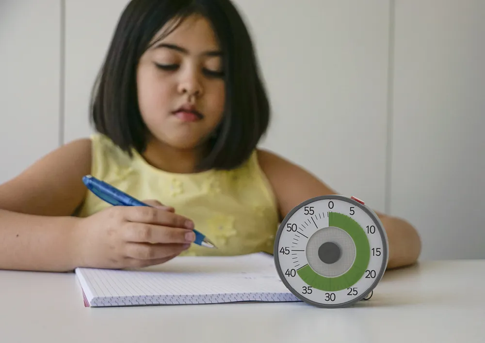 Timer "lydløs" med urværk