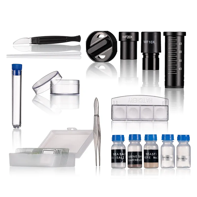 Schüler-Mikroskop, 1.600-fach, mit Smartphone-Adapter