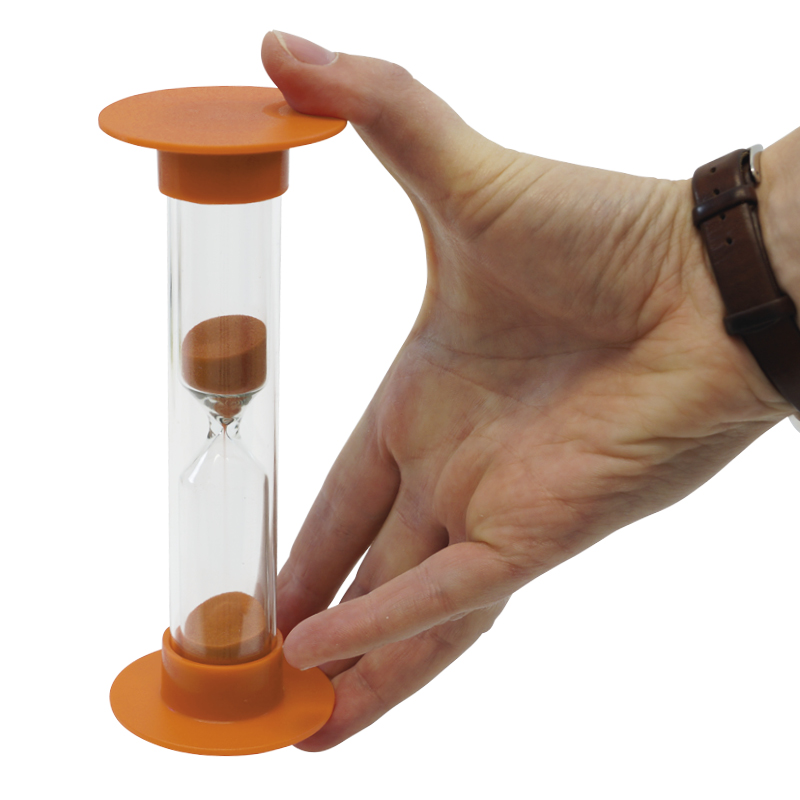 Reloj de arena 3 piezas, 14,5 cm alto, 5 cm ø (1 unidad de tiempo)