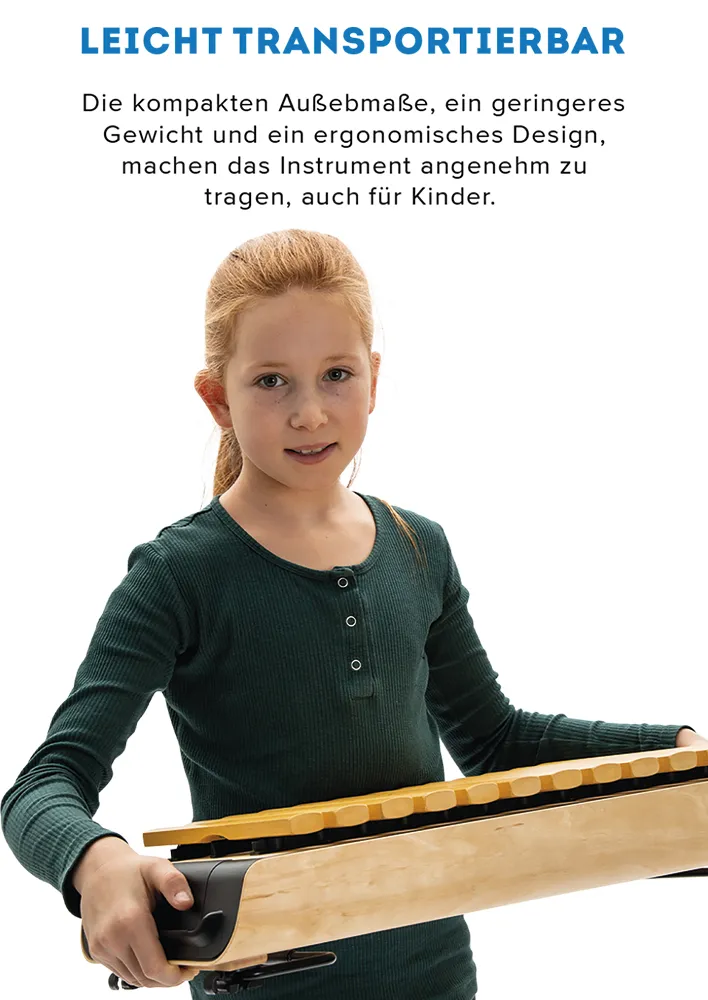 SONOR SMART Xylophon, Sopran c2-a3 + fis2, b2, fis3, mit Schlägel, zum Stapeln, SSX 100 DE