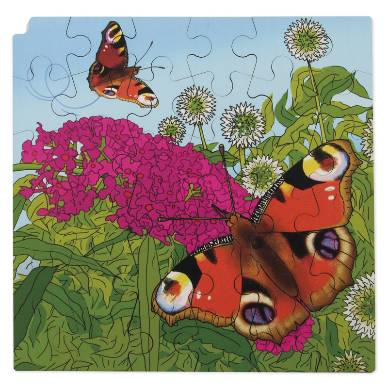 Hagemann Schichten-Puzzle "Schmetterling" + gratis APP, 86-tlg.
