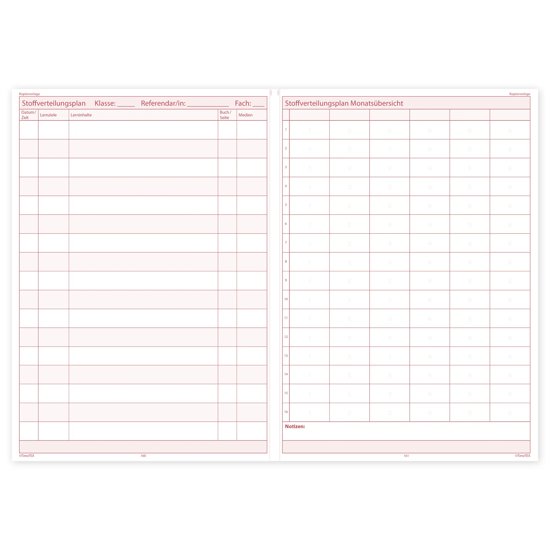 TimeTEX Referendariats-Planer "Documento" A4-Plus