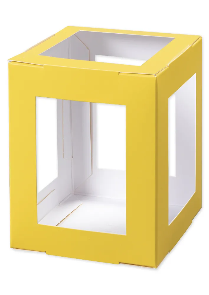 Lanternes colorées à assembler, 13.5x13.5x18 cm, 5 pcs