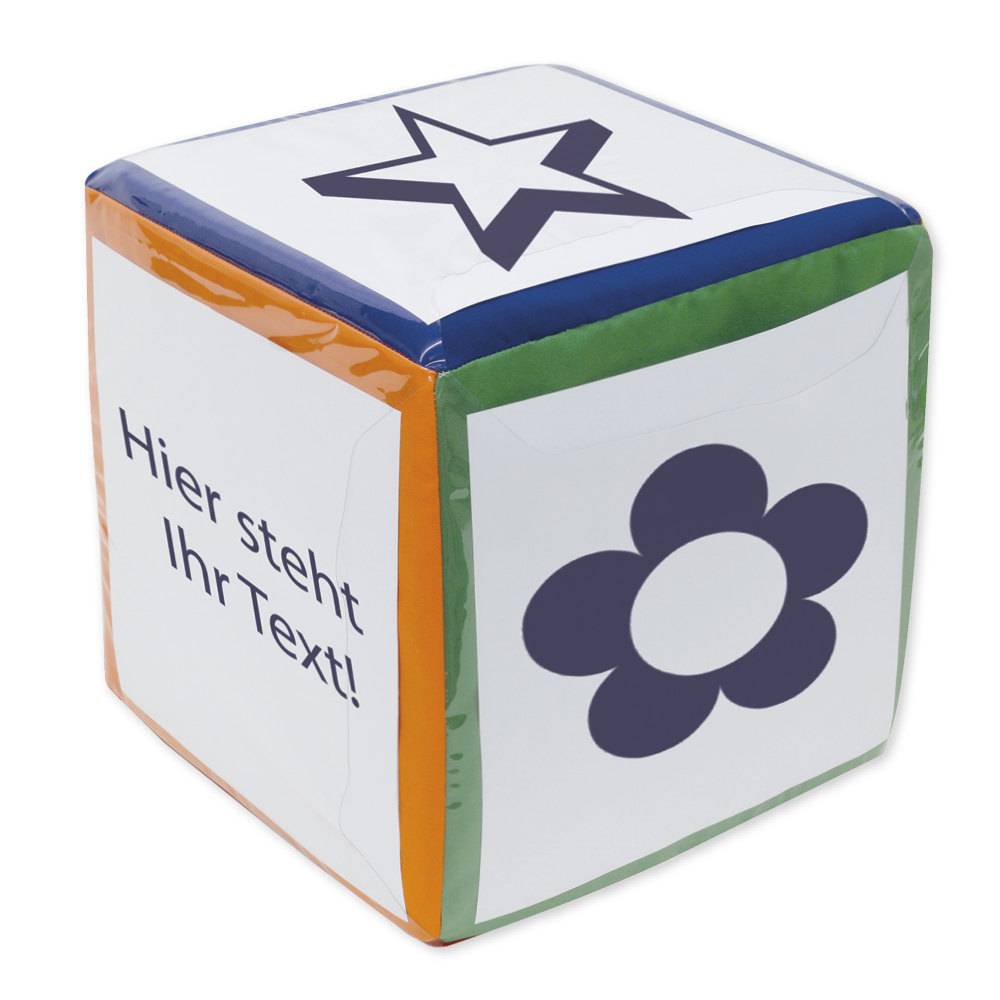 TimeTEX Blanko-Würfel mit Einstecktaschen 25 cm