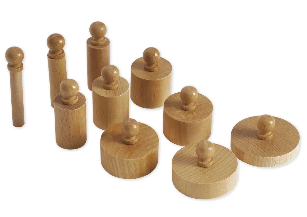 TimeTEX Block mit Zylindern 3 "Montessori Premium"