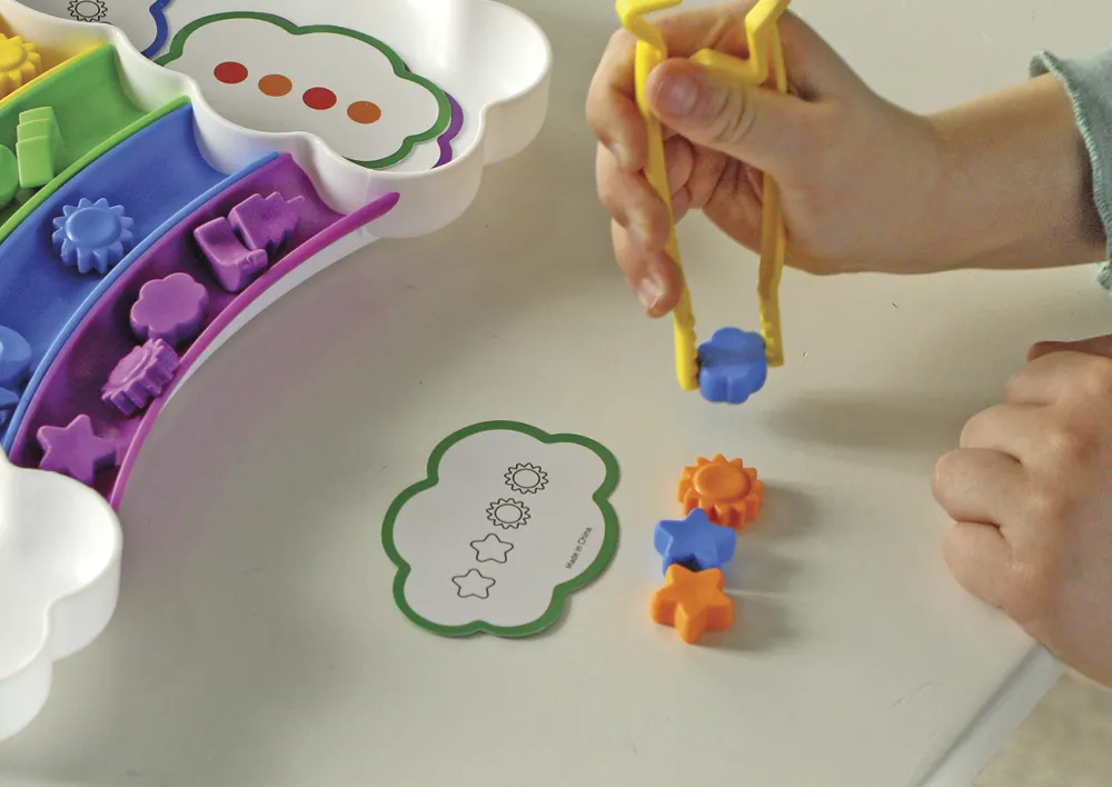Sortier-Spiel "Regenbogen", 37-tlg.