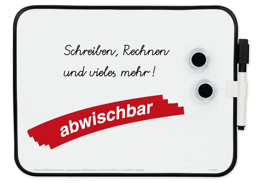 Klassset whiteboard A4-Plus, dubbelsidig, 25 st i kartong