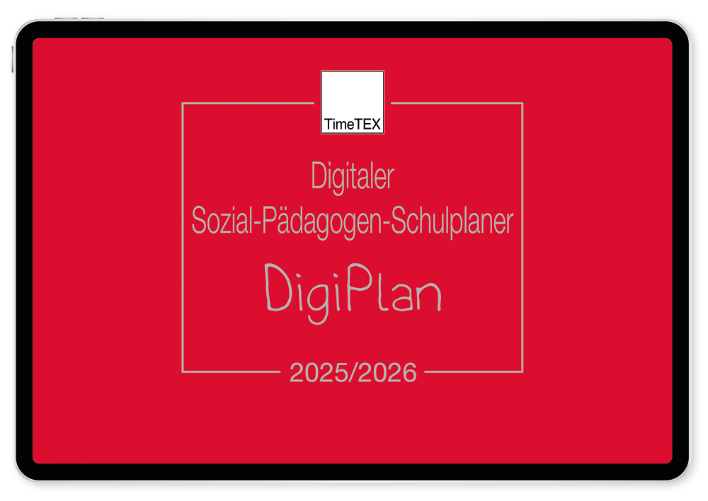 TimeTEX Digitaler Sozial-Pädagogen-Schulplaner DigiPlan 2025/2026