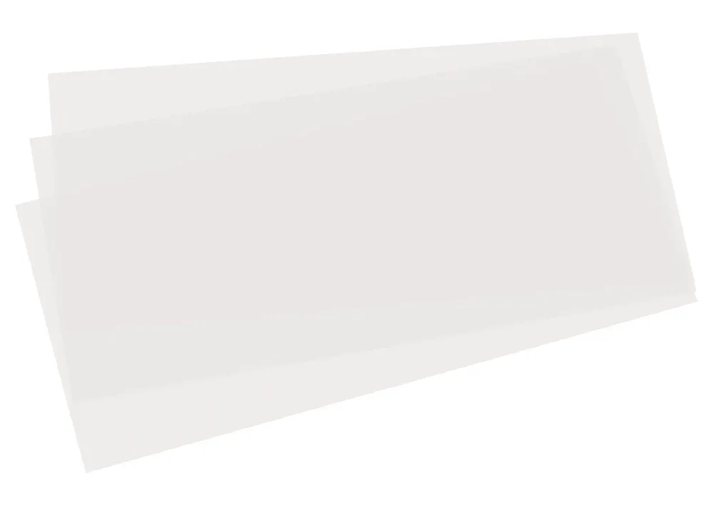 Transparentpapier weiß 15,5x37 cm, 25 Bogen
