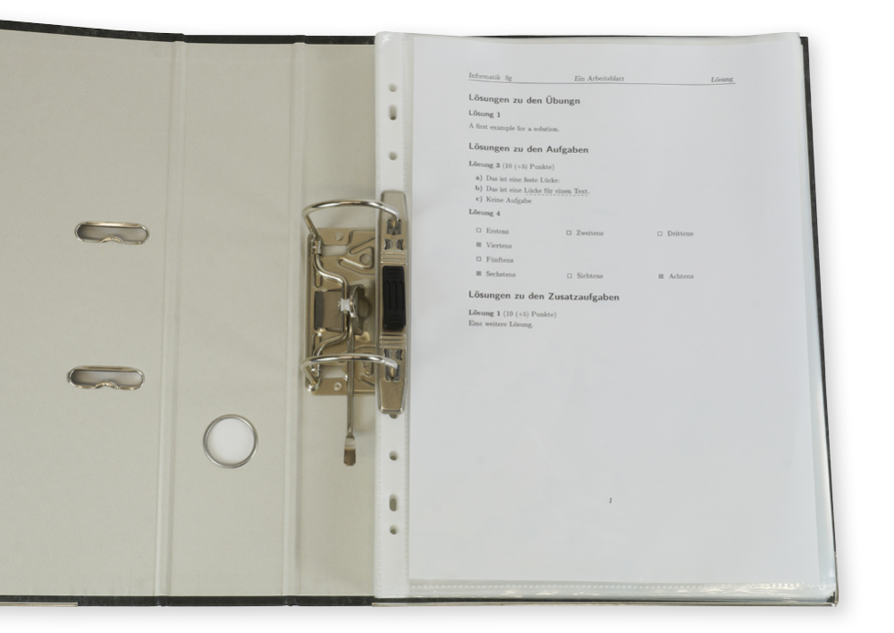 Prospekt-Hüllen A4 Premium, extra stark, 50 Stück 