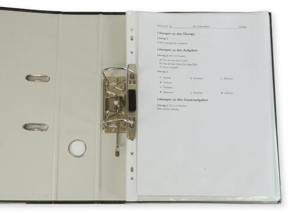 Prospekt-Hüllen A4 Premium, extra stark, 50 Stück 