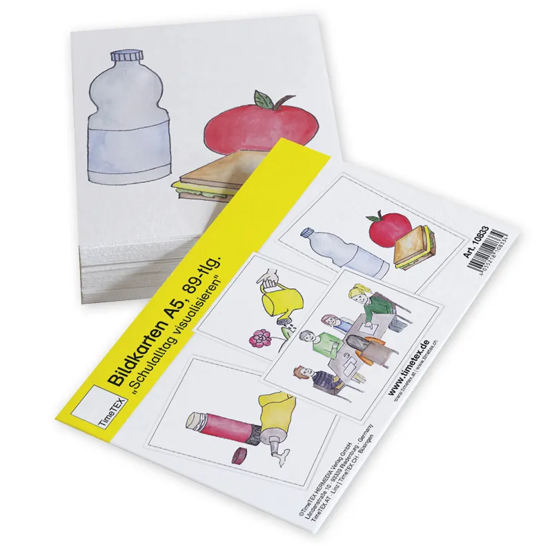 TimeTEX Bildkarten "Schulalltag visualisieren", 89-tlg.