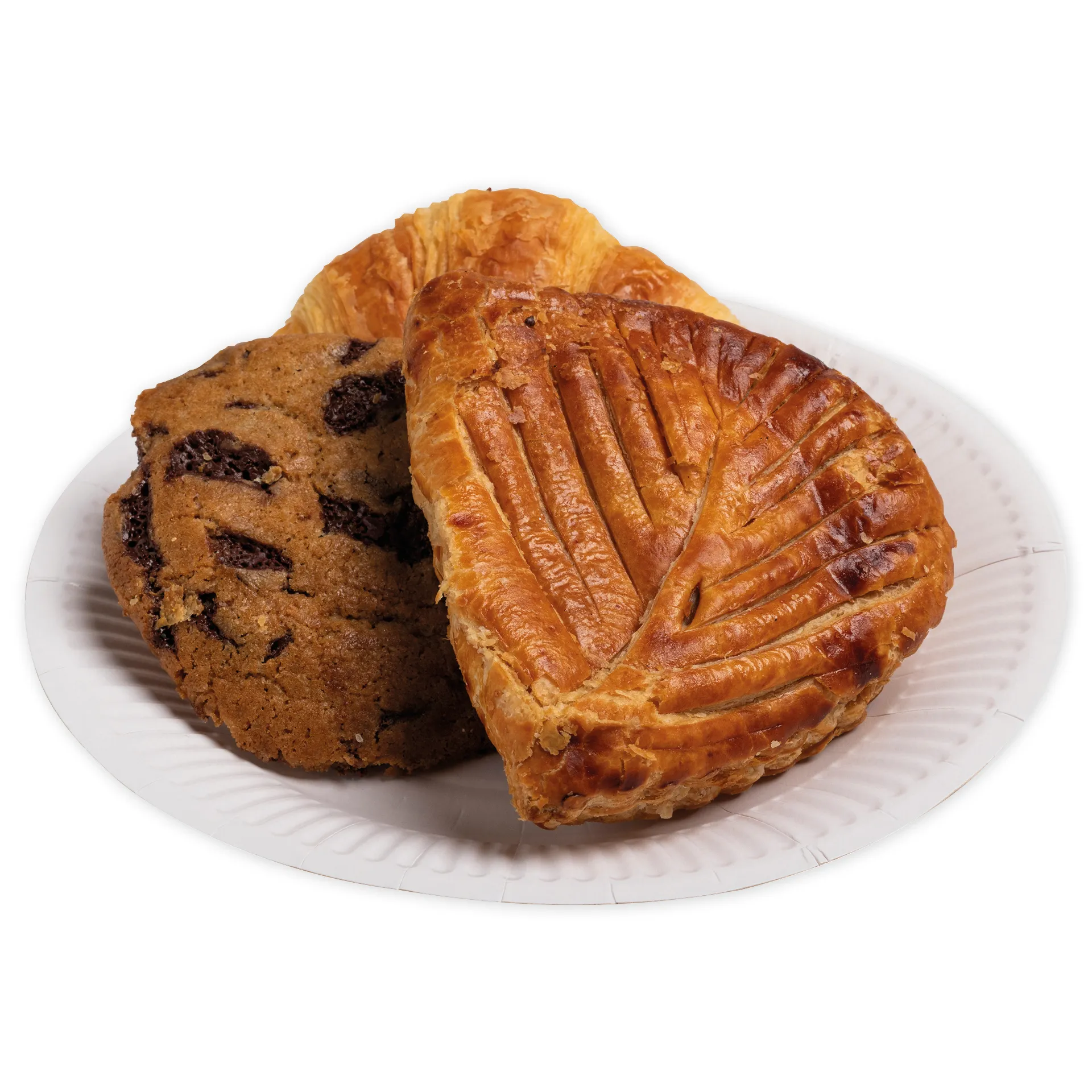 Kartonnen borden, wit, 23 cm  ø, set 50 stuks