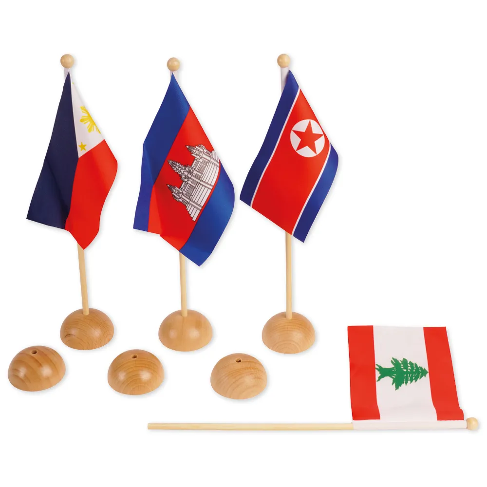 TimeTEX Flaggenständer Asien "Montessori Premium"