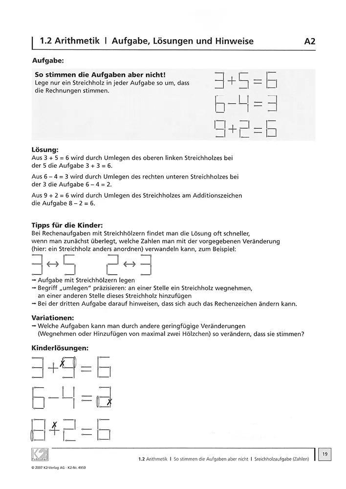 Knobeleien der Woche 3/4 in Einschlagmappe A4