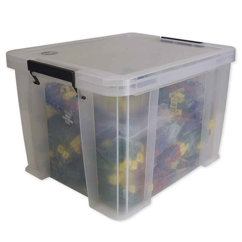 Set de 8 jeux de cubes à emboîter, rouge/bleu/vert/jaune, 21 pcs