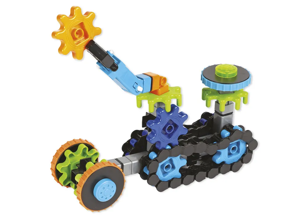 Zahnrad-Spiel "Roboter in Bewegung", Baukasten, 116-tlg.