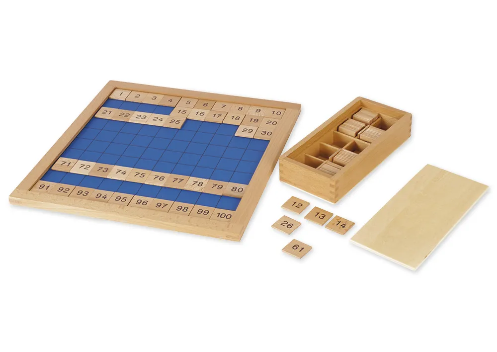 TimeTEX Hunderterbrett "Montessori Premium"
