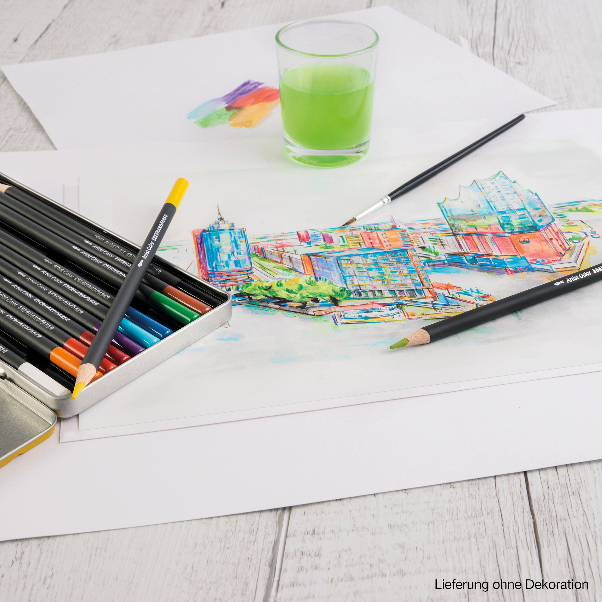 Eberhard Faber Artist Color Aquarellfarbstifte, 12-tlg.