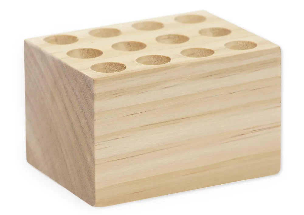 Holzblock für Prickelnadeln, 85x65x55 mm