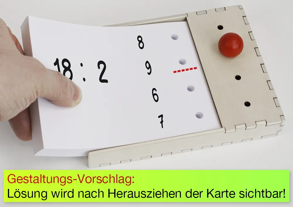 Klassensatz Holzcomputer, 8-tlg., in Stapel-Box