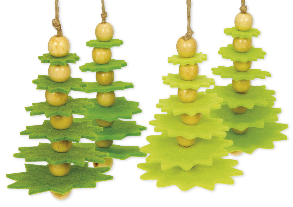 Kit d’art créatif, décoration sapin, 56 pièces Kit d’art créatif, décoration sapin, 56 pièces