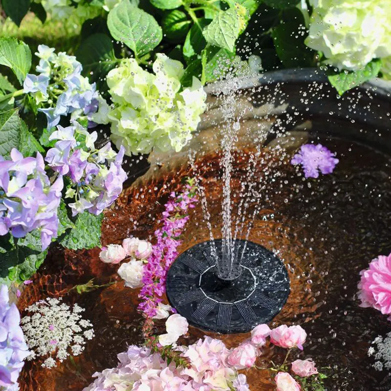 Solar-Brunnen mit 5 Aufsätzen