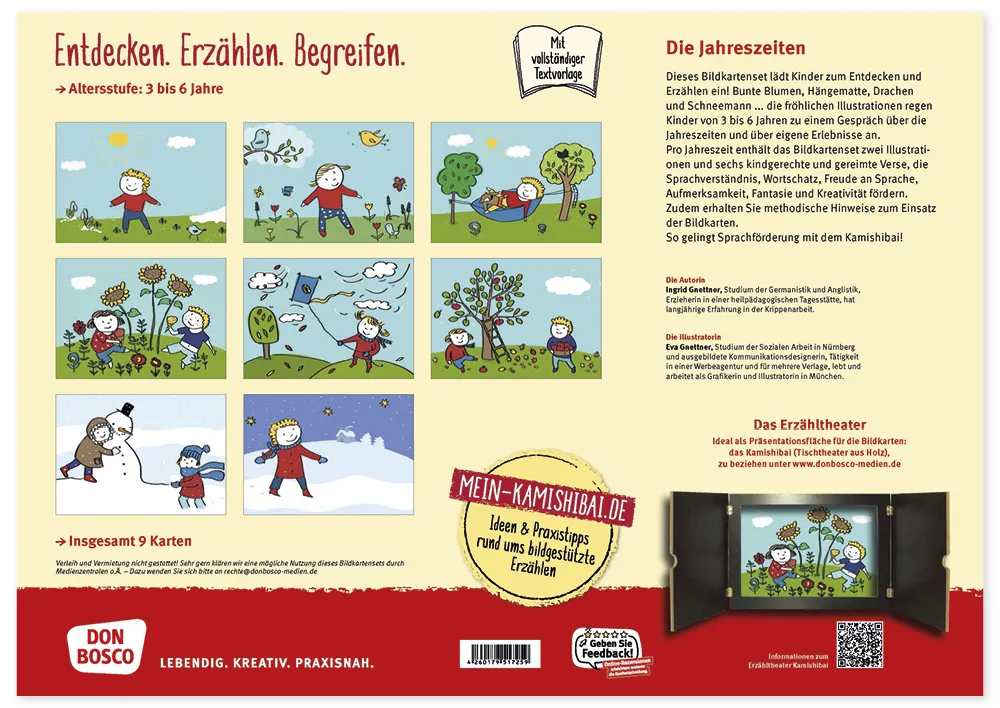 Bildergeschichten-Karten "Die Jahreszeiten", 9-tlg.