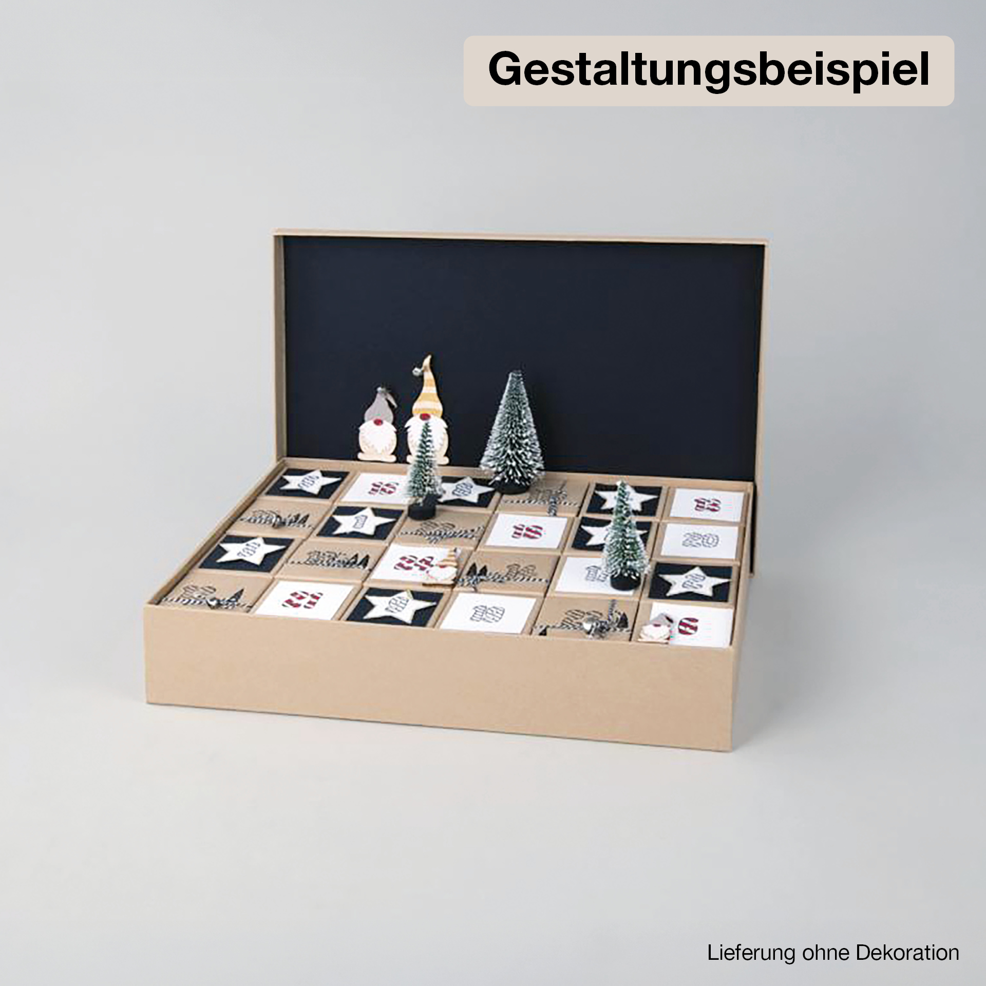 Set Pappmaché Boxen zum Selbstgestalten, 25-tlg.