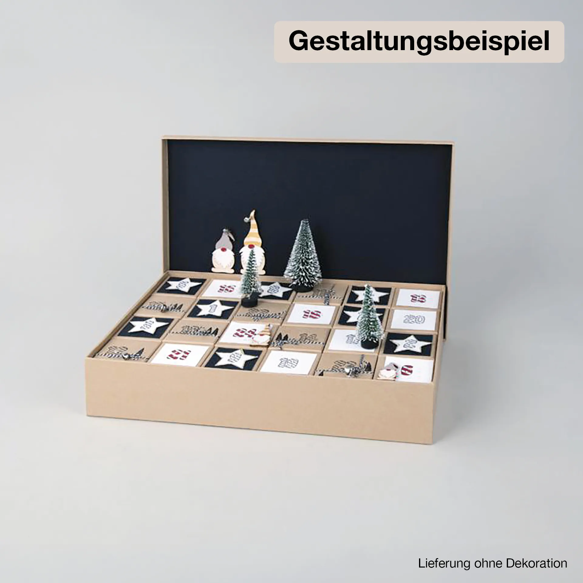 Set Pappmaché Boxen zum Selbstgestalten, 25-tlg.