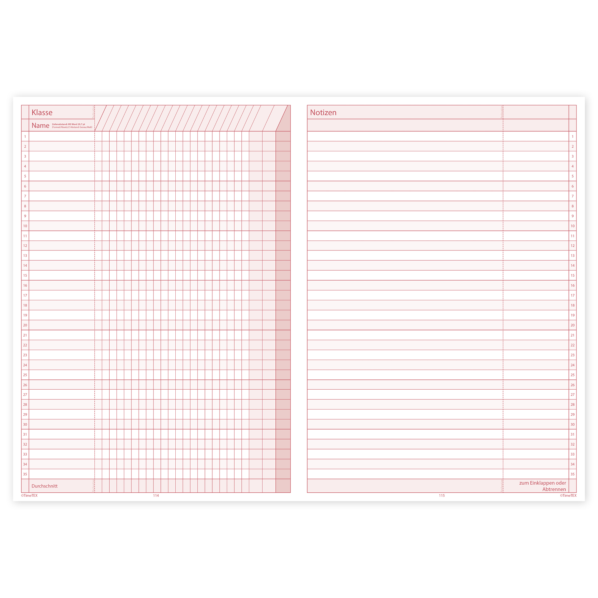 TimeTEX Referendariats-Planer "Documento" A4-Plus TimeTEX Referendariats-Planer "Documento" A4-Plus
