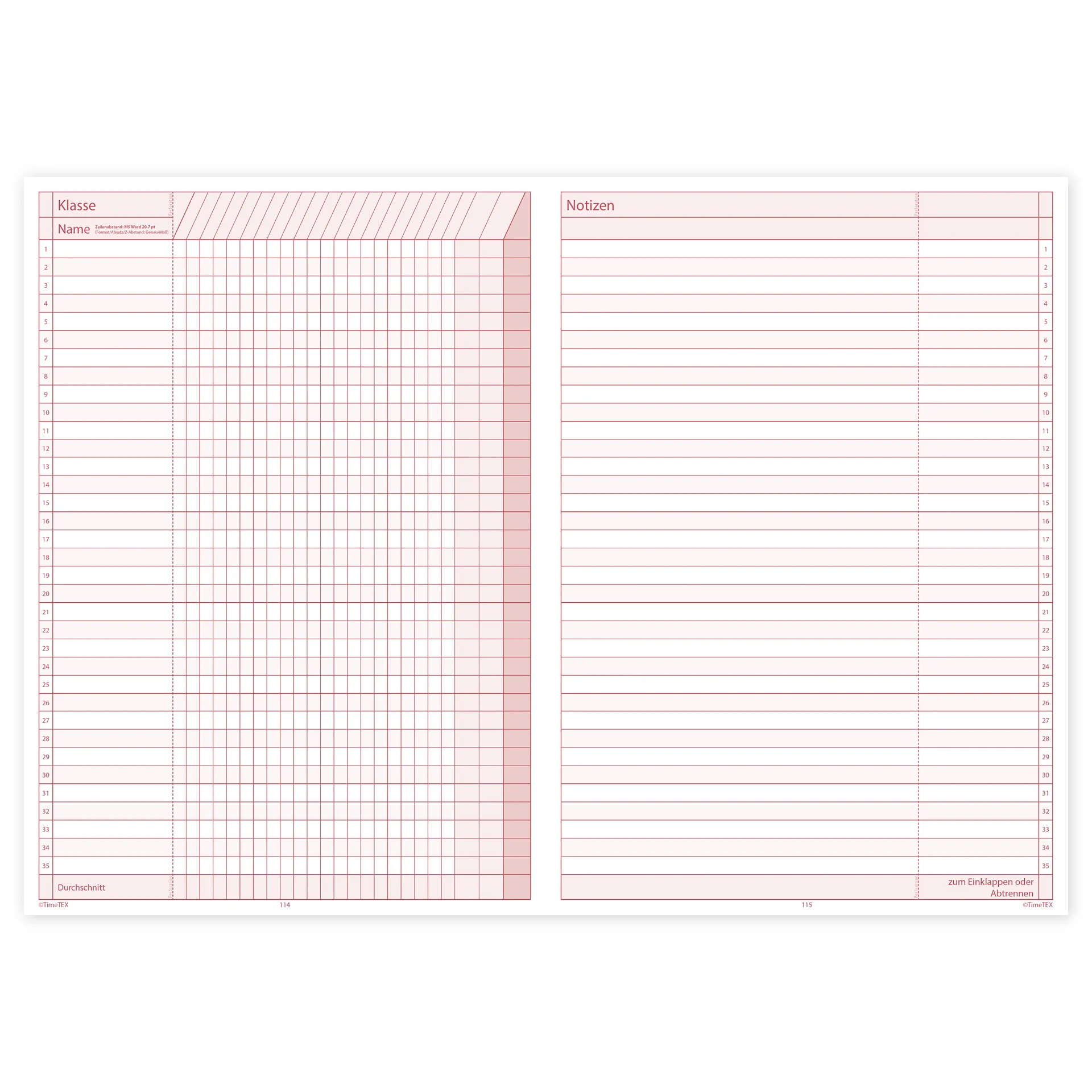 TimeTEX Referendariats-Planer "Documento" A4-Plus TimeTEX Referendariats-Planer "Documento" A4-Plus