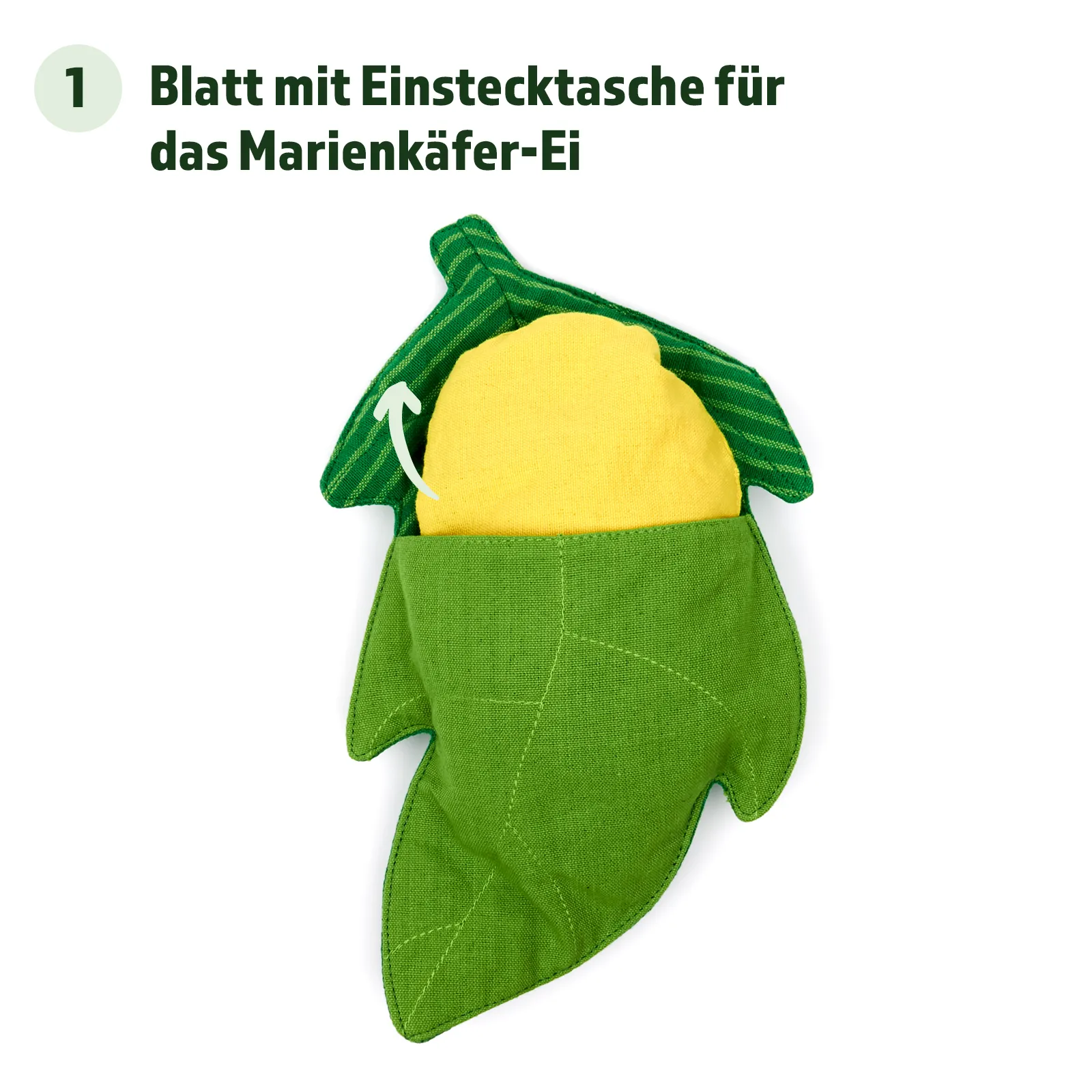 Wendepuppe "Lebenszyklus Marienkäfer", 4-tlg
