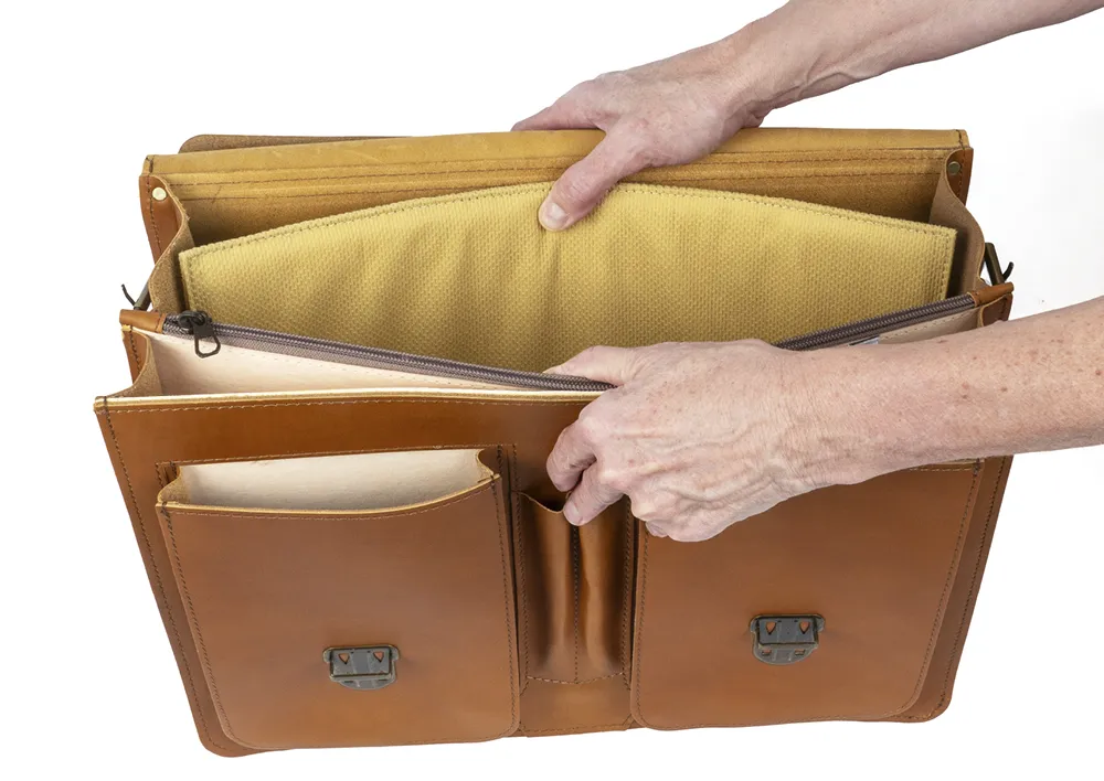 TimeTEX Büchertasche "Probata Futura" mit Laptop-Fach