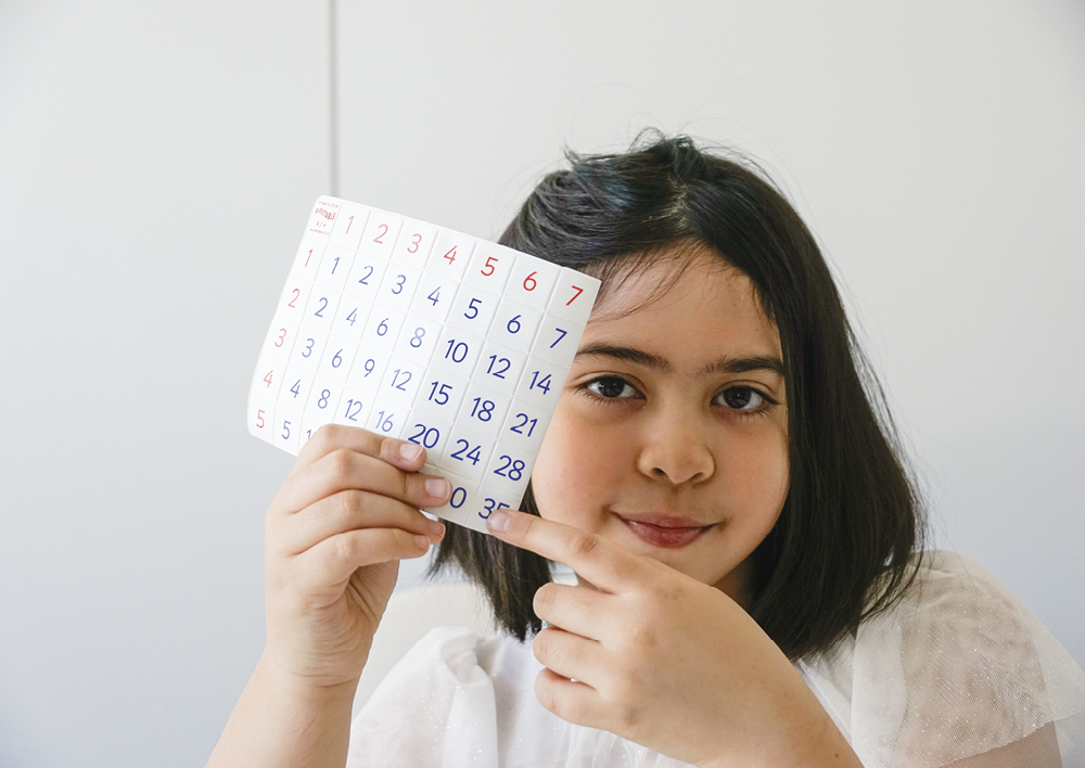 Schüler-Set Flexible Tabelle "Flexitable", Multiplikation, 5-tlg.