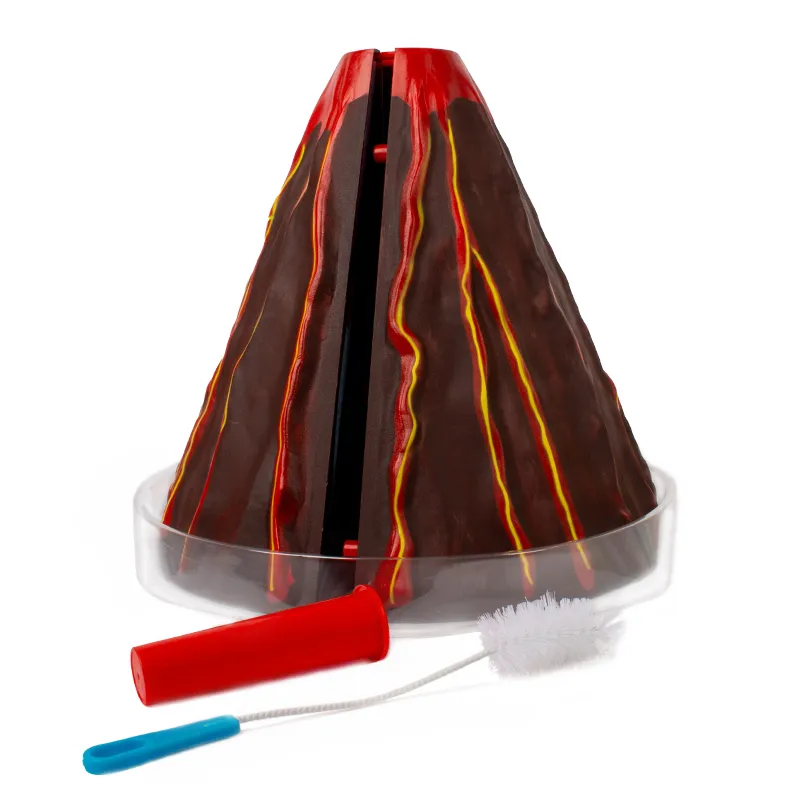 Modell "Ausbrechender Vulkan mit Querschnitt", 5-tlg.