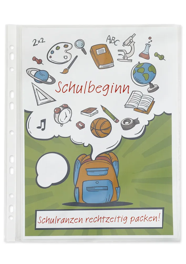 Broschyrhylsor A4+ "lamineringsformat", 80 my, 100 st