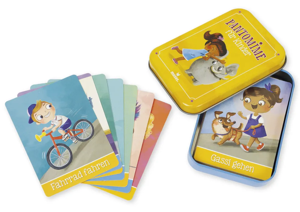 Karten-Set "Pantomime für Kinder", 40-tlg.